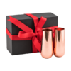 ribbon box copper mugs